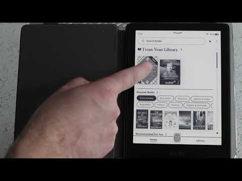 How to locate Kindle Library page on your Kindle Paperwhite or other versions.