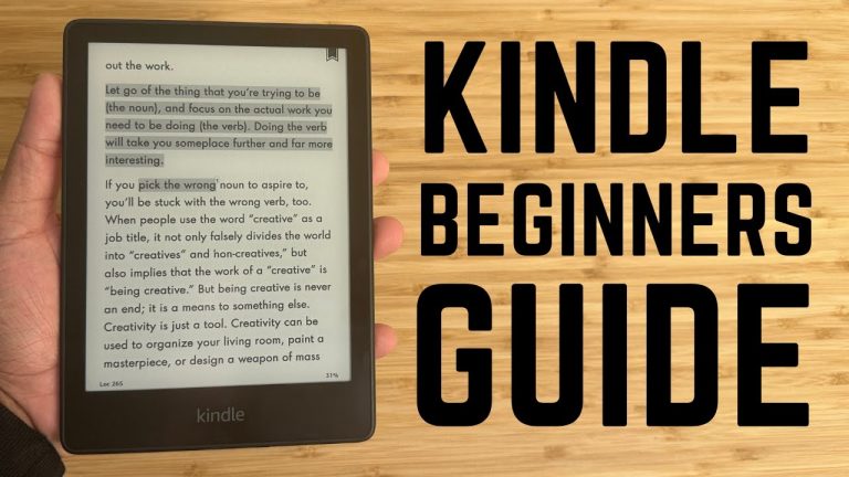 Kindle Paperwhite – Complete Beginners Guide