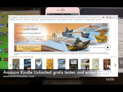 Amazon Kindle Unlimited gratis testen und erster Eindruck