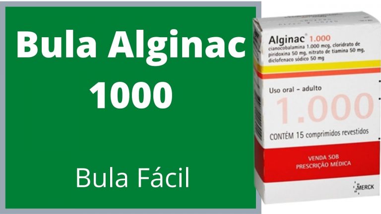 Bula Alginac 1000! Como tomar Alginac? Bula Simples, efeitos colaterais do medicamento, saiba mais