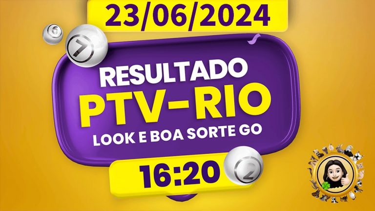 Resultado do jogo do bicho ao vivo – PTV-RIO 16:20 – PT-RIO 16:20 – 23-06-2024