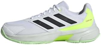 Tênis Adidas Courtjam Control Branco e Verde