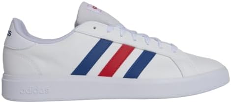 Tênis Adidas Grand Court Base 2.0 III Branco e Azul