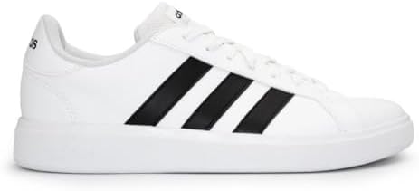 Tênis Adidas Grand Court Base 2.0 Simp Branco e Preto