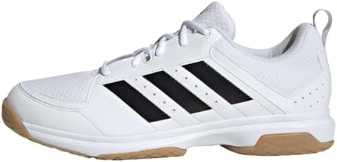Tênis Adidas Masculino Indoor Ligra 7 – Branco e Preto – 42