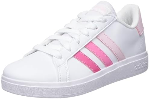 Tenis Adidas Grand Court Feminino – Branco e Rosa