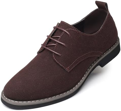 Oxford Dress Shoes Masculino Clássico Lace Up Casual Camurça Couro Low-Top British Business Breathable Formal