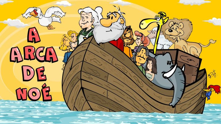 A Arca de Noé contra o Dilúvio em Desenho Animado da Bíblia para Escola Dominical Episódio Completo