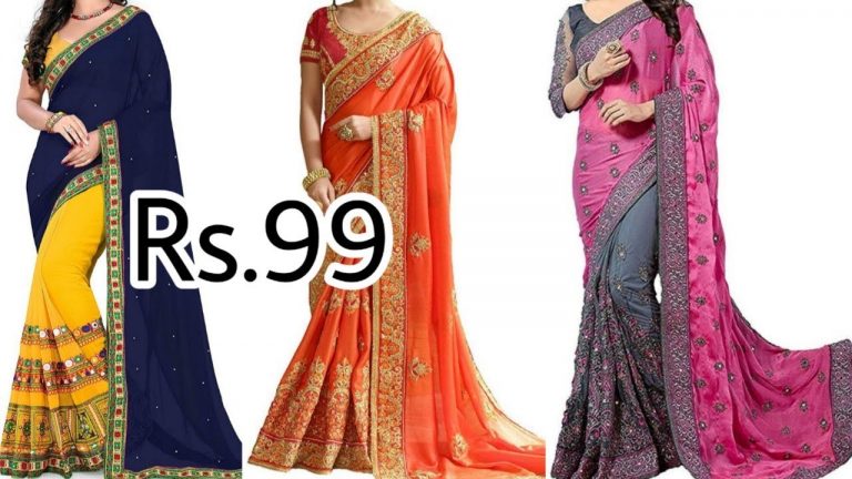 Amazon Designer Party Wear Saree Rs.99 / Buy Online /  2023 Saree In Cheap Rate