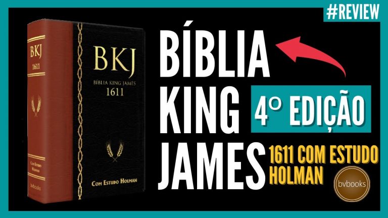 🔴 BÍBLIA KING JAMES 1611 COM ESTUDO HOLMAN – BKJ 1611 com Estudo Holman 4º Ed. | Flávio Sacramento