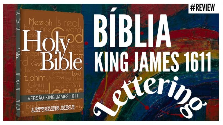 🔴 BÍBLIA KING JAMES 1611 LETTERING – BKJ 1611 Review – HOLY BIBLE | Flávio Sacramento