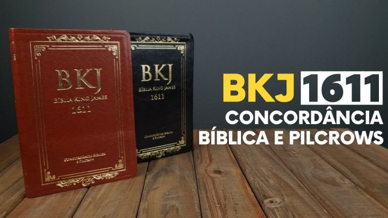 Bíblia King James Fiel 1611 | BKJ | Letra Normal | Luxo Preta Concordância e Pilcrows