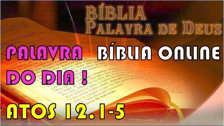 Bíblia Online Almeida – Palavra Do Dia – Bíblia ATOS 12 .1-5