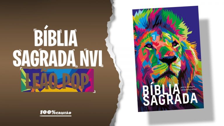 Bíblia Sagrada NVI, Leão Pop • Livraria 100% Cristão