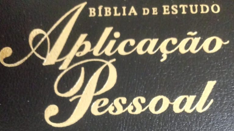Biblia de Estudo.  Aplicação Pessoal. CPAD. João Ferreira De Almeida. Revista e Corrigida.