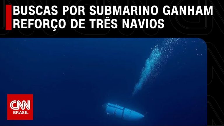 Buscas por submarino ganham reforço de três navios; restam 22 horas de oxigênio | LIVE CNN