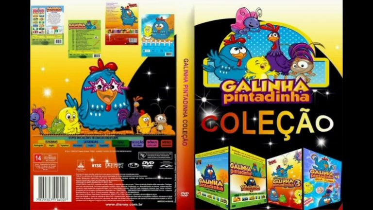 Capa DVD Galinha Pintadinha 4 em 1 (DVD Pirata)
