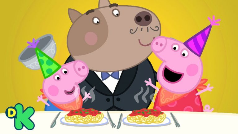 Espaguete para todos! | Peppa Pig | Discovery Kids Brasil
