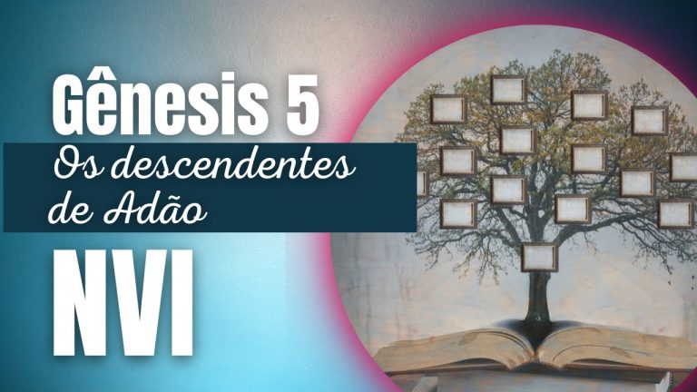Livro de Gênesis – Capítulo 5 (OS DESCENDENTES DE ADÃO) | Versão NVI -Bíblia Online Narrada e Falada