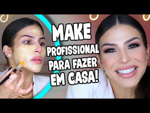 Maquiagem profissional PARA FAZER EM CASA | Fernanda Petrizi