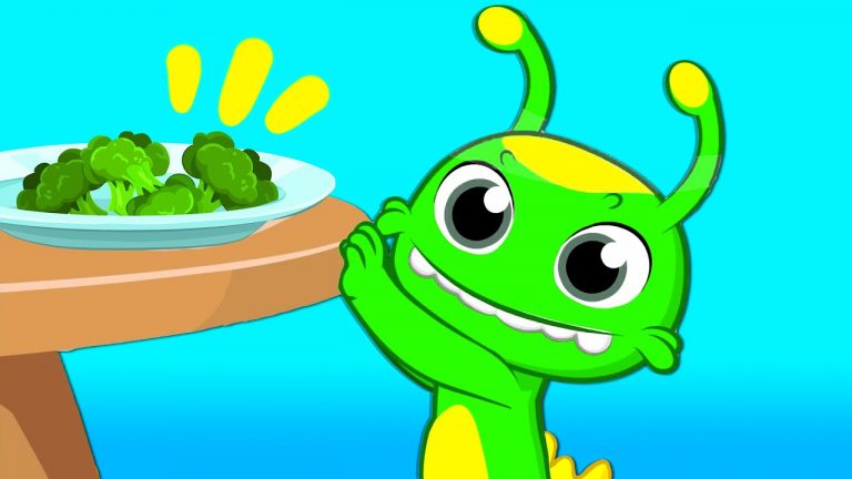 Novo episódio! Groovy o Marciano ensina Phoebe a comer legumes e frutas para estar saudável
