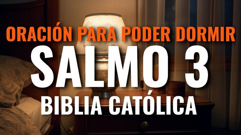 Oración para poder dormir | Salmo 3 Católico | Biblia Católica | Hablado y con letras