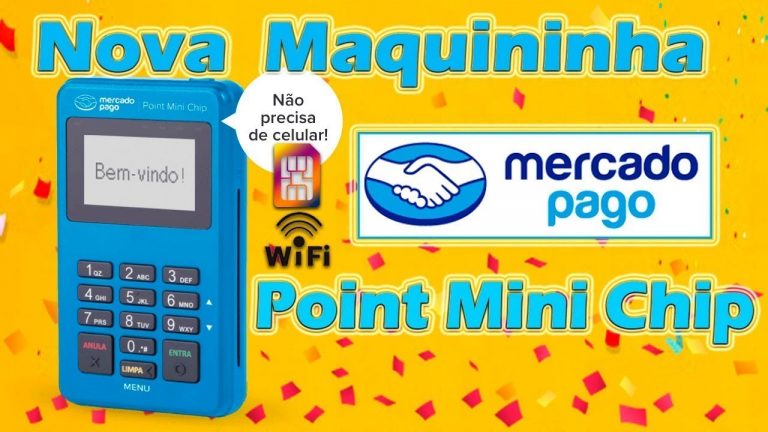 Point Mini Chip – A Maquininha De Cartão Do Mercado Pago Wi-fi & Chip Não Precisa De Celular.