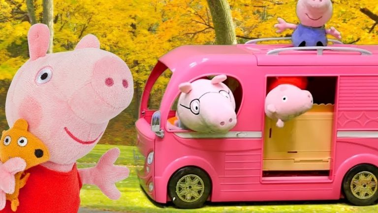 Uma casa sobre rodas! Peppa Pig em português. Vídeos educativos com a Peppa Pig e George