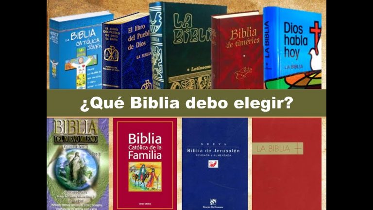 ¿Qué Biblia elegir?