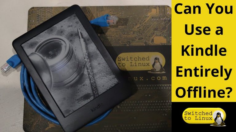 Can You Use a Kindle Entirely Offline?