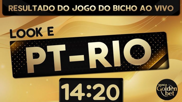 Resultado JOGO DO BICHO PT-RIO AO VIVO | LOOK DE GOIÁS AO VIVO 14:20 – 27/06/2024
