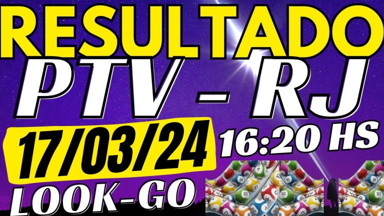 Resultado do jogo do bicho ao vivo – PTV – Look – 16:20 17-03-24