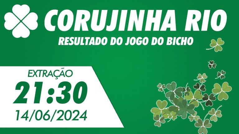 🍀 Resultado da Corujinha Rio 21:30 – Resultado do Jogo do Bicho Coruja RJ 14/06/2024