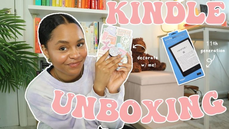 I got a kindle paperwhite! 💕📖 unboxing, set-up & review