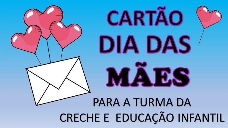 Cartão para o dia das mães, ideal para a turma da Creche e da Educação Infantil   #diadasmães