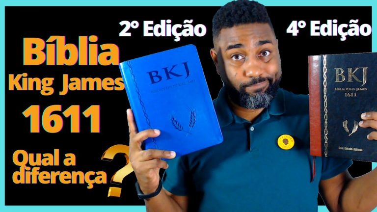 🔴 BÍBLIA KING JAMES 1611 ESTUDO HOLMAN – 2° e 4° Edições – Quais as diferenças? | Flávio Sacramento