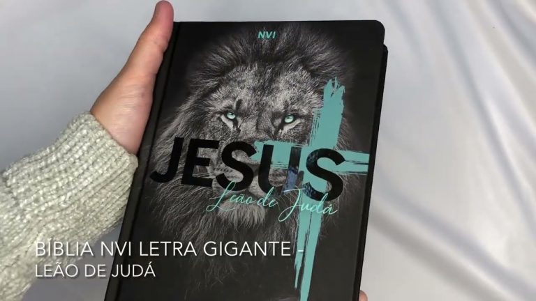 Bíblia NVI Letra Gigante – Leão de Judá | Livraria 100% Cristão