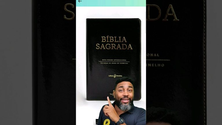 👑FATO CURIOSO SOBRE ESSA BÍBLIA – Bíblia Sagrada NVI – Leitura Perfeita | Flávio Sacramento #shorts