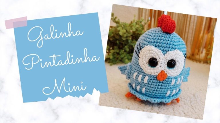 Galinha Pintadinha Mini em amigurumi 🐔.   #galinhapintadinha #passoapassocompleto