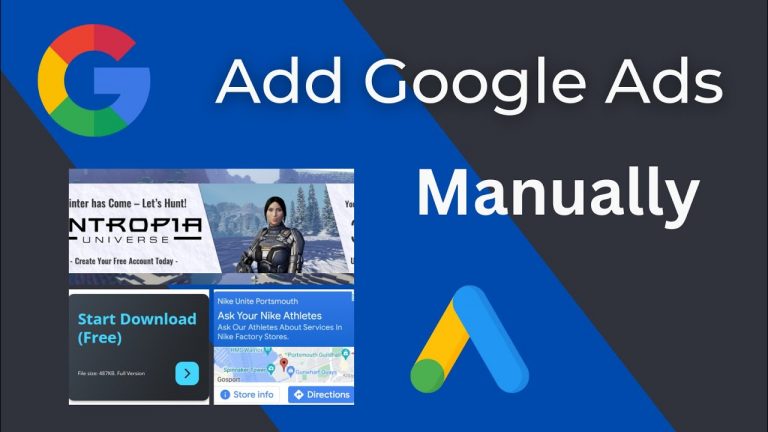 How to Add Google Ads Manually on Your Website | Google Ad Loading Method