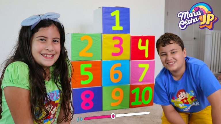 Maria Clara e JP ensinam a contar até 10 – Мария Клара и JP учат считать до 10