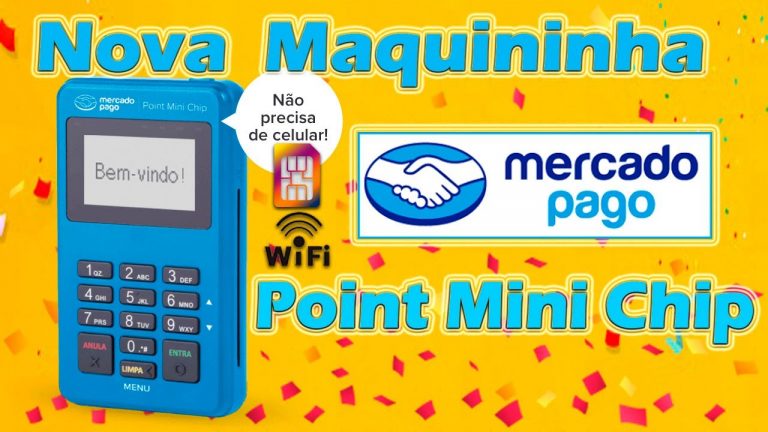 Nova Maquininha Mercado Pago Point Mini Chip [ LANÇAMENTO ]