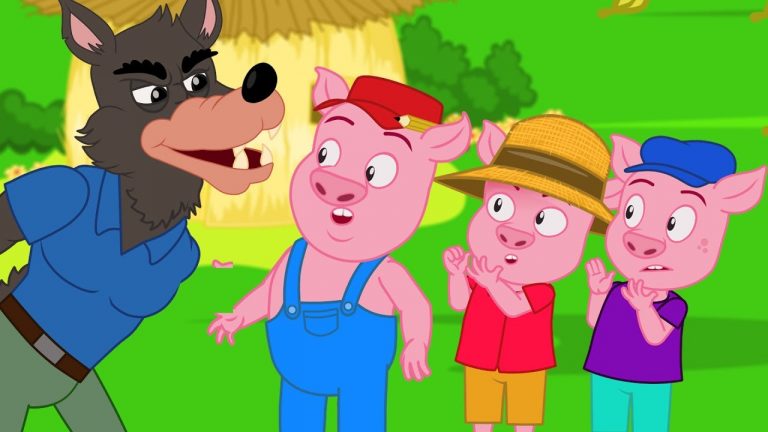 Os 3 Porquinhos | Historia completa | Desenho animado infantil com Os Amiguinhos