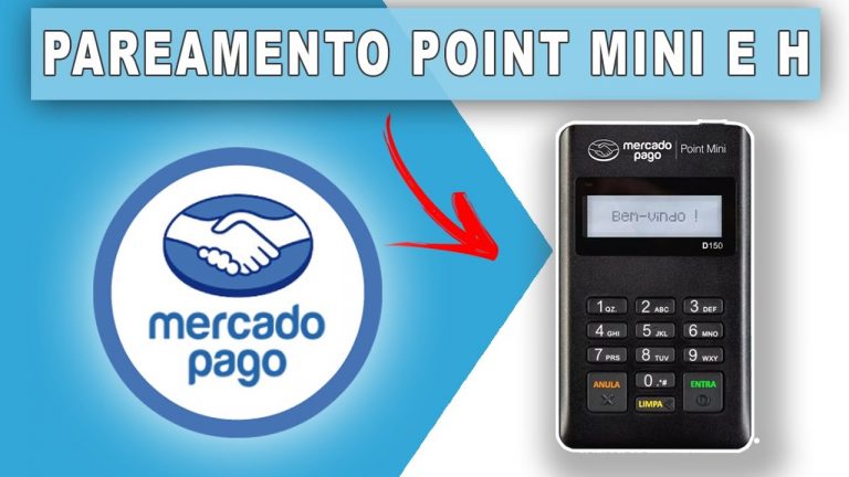PAREAMENTO Maquininha POINT MINI Mercado Pago Com ANDROID ou IPHONE