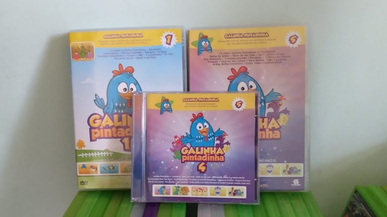 Unboxing: DVD Galinha Pintadinha 1 e Galinha Pintadinha 4 (DVD e CD)