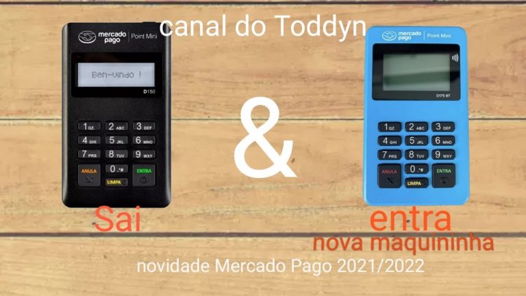 nova maquininha mercado pago 2022  (D175-BT)