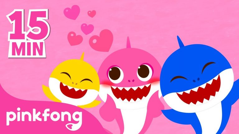 Eu te amo Mamãe Tubarão!❤️ | Feliz Dia das Mães | +Compilação | Pinkfong Canções para Crianças