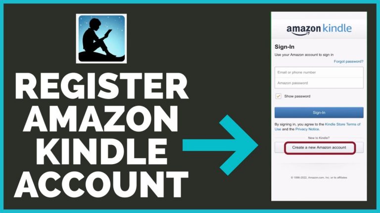 How To Open/Create Amazon Kindle Account 2022? Register Amazon Kindle Account