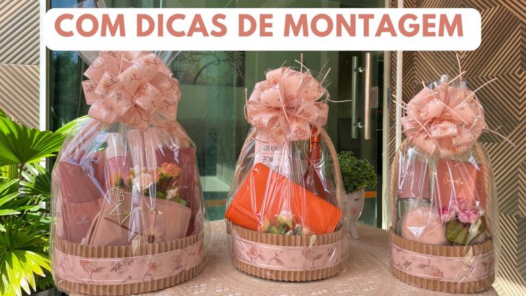 Vamos montar 3 cestas para o dia das mães ou aniversário