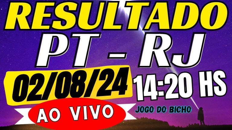 🔴 AO VIVO: Resultado do Jogo do Bicho PT – Look 14:20 – 02/08/2024